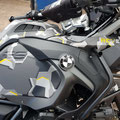 Motorrad Design Folierung Folierer Dekorsatz Aufkleber  Kofferfolien BMWR1250GS BMW R1200 GS Adventure by custom company