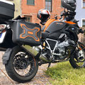 Motorrad Design Folierung Folierer Dekorsatz Aufkleber  Kofferfolien BMWR1250GS BMW R1200 GS Adventure by custom company