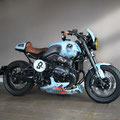 Motorrad Design Folierung Folierer Dekorsatz Aufkleber Kofferfolien BMWRNineT R9T Scrambler Adventure by custom company