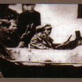 Baja Petar sjedi naprijed a pored njega vozač Donoslav. Dva pratioca pozadi neidentificirani. Čovjek u šeširu je Anto Nujić (Barića) iz Pruda. Fotografija je nastala krajem 1944. ili početkom 1945. godine