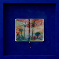 Découvrez le Jardin de Palerme 2 Pigmenti e lacche su moleskine 36 x 36 x 4 cm.   2011