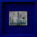 Découvrez le Jardin de Palerme 7 Pigmenti e lacche su moleskine 36 x 36 x 4 cm.   2011