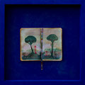 Découvrez le Jardin de Palerme 6 Pigmenti e lacche su moleskine 36 x 36 x 4 cm.   2011