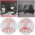 12", Raoul & The Ruined, Bite Black + Blues, Gutterhearts Fanclub Release, Gutter Hearts ‎– GH 1, Matte Cover, Different Labels, UK