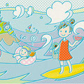 2013　夏のイラスト