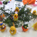 Ancolé-Kindergeburtstag Lustige Birdies filzen