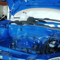 Motorraum auslackiert 2