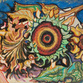 Senza titolo - cera su carta - 1985 - cm 50x70