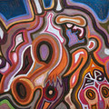"Il grido" - 2 - anno 1995 - pastelli a cera su carta - cm. 50x65