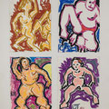 "Strona '94" - cera su carta - cm. 16x12