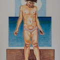 anno 1987 - pastelli a cera su carta - cm. 48x28