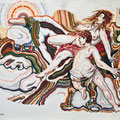 "La paura" - aquapen su compensato - cm. 40x50