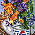 senza titolo - cera su carta - 1990 - cm 34x24