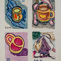 "Cose nello Strona '94" - 18 agosto 1994 - 9 agosto 1994 - pastelli a cera cera su carta - cm. 15x12