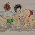 cera su carta - cm. 27x25