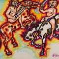 "Odio" - anno 1996 - pennarello su carta - cm. 36x45