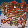 Senza titolo - cera su carta - cm 70x70