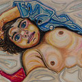 anno 1993 - pastelli a cera - cm.33x46