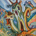 Senza titolo - olio su tela - cm 50x40