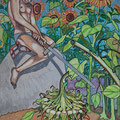 pastelli tecnica mista su cartone - cm. 100x70