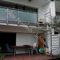 Wendeltreppe aus Edelstahl
