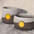 Pots / Collection Géométrie / Céramiques ©LIT Au Grès d'Émaux