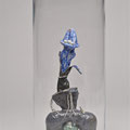 Gurgulio perviges, 2010, Fiberclay and Glas, 52x20x12cm und 70x30x30cm