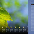 Die Wetter-App sieht ebenfalls deutlich besser und ergonomischer aus, als noch in der Developer Preview.