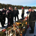 sweden - lappland - lunch on ice