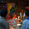 les moines qui prient