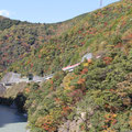 長島ダム駅まえの急こう配