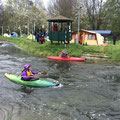 Walter und Helga auf dem Wasser