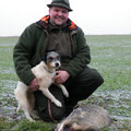 12.01.2013 / Bezirksbaujagd Gänserndorf: Rocky´s erster gearbeiteter Dachs