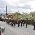 Abmarsch zum Gemeindesaal