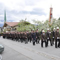 Abmarsch zum Gemeindesaal