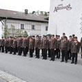 Abmarsch zum Gemeindesaal