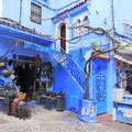 Blaue Stunde - in der Medina von Chefchaouen.