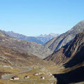Wir genießen das grandiose Bergpanorama des St. Gotthard.
