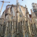 Detailbild Sagrada Familia in Barcelona.