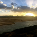 Sonnenaufgang an der Lagune von Carapateira