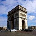 Unglaublich der Verkehr am Arc de Triumph