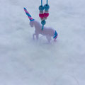 Motto Kindergeburtstag Motto-Kindergeburtstag Einhorn Einhornketten Kinder Spiel basteln Unicorn Geburtstag