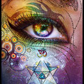 Rainbow Eye Love and Light