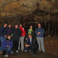 Unsere Reisegruppe in der Gadime-Höhle