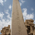 einer der letzten Obeliske im Karnaktempel (die andern sind auf der ganzen Welt verteilt)