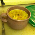 cheesy veggie soup (home made)