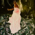 ARTISTRADA STILT DANCER 2, acrylic on canvas