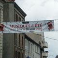 Festival des Musiques d'Eté (calicot)