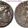 Tétradrachme de Ptolémée Ier Soter, celui ci au type de 311 à 305 av JC pour Alexandrie