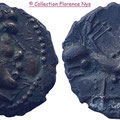 Bronze peuple des Carnutes cheval ailé ou au Pégase.